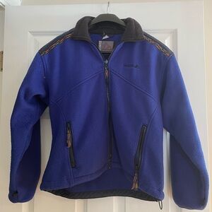 Vintage Women's Möbius Blue Fleece Liner for Ski Jacket (bundle with jacket)